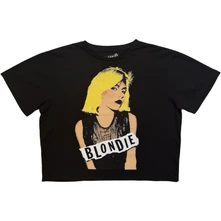 Croptop Ladies Crop Top: Side Glance (Black)