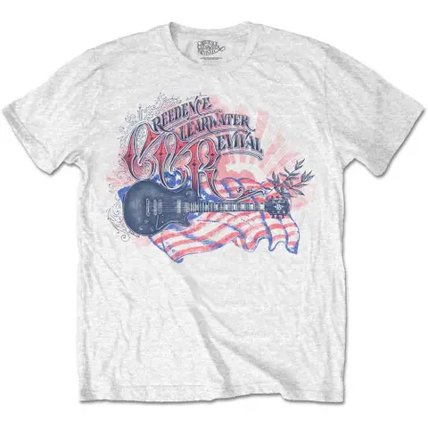 Guitar & Flag