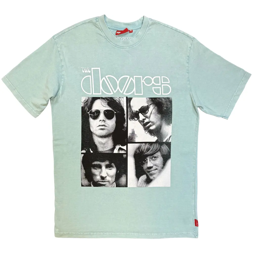 Unisex Unplugged T-Shirt: Squares Wash (Green)