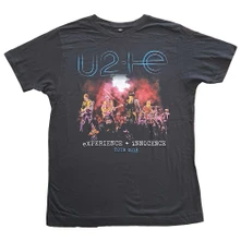 U2, Tričko Live Photo 2018, Unisex, Čierna