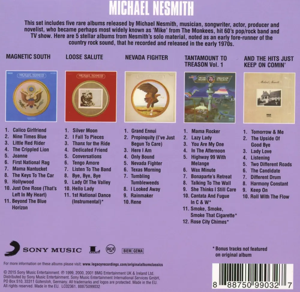 Michael Nesmith – Original Album Classics (CD)