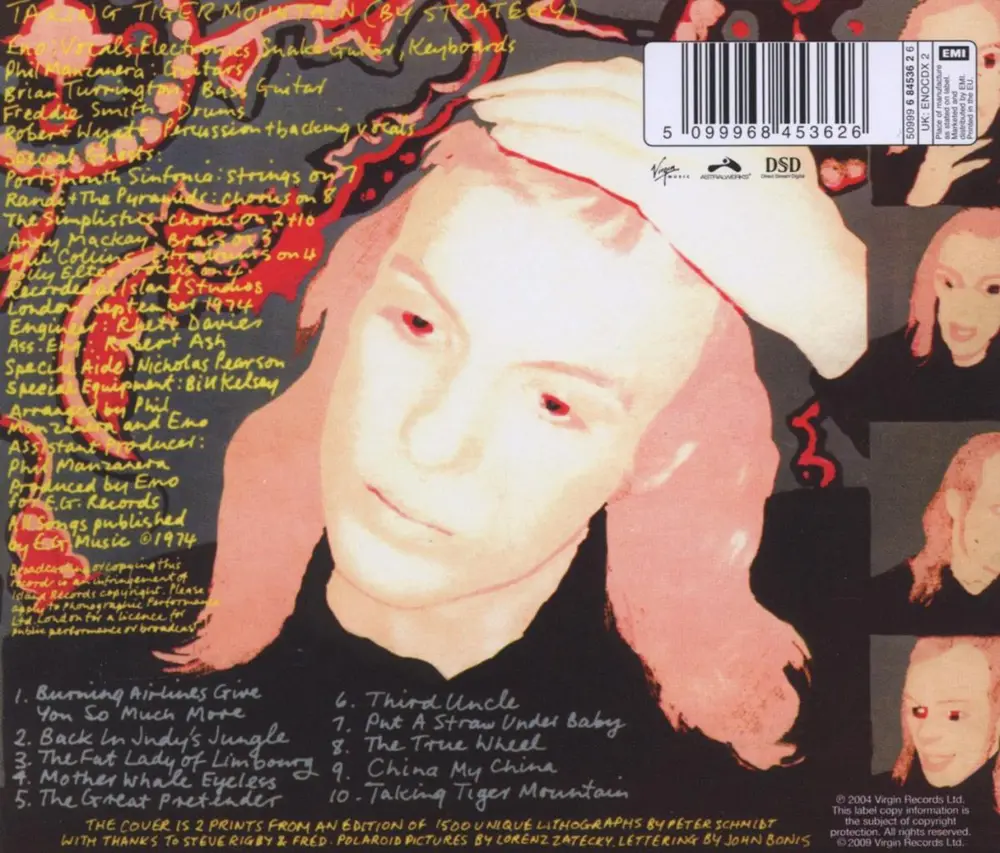 Brian Eno – TAKING TIGER MOUNTAIN (CD)