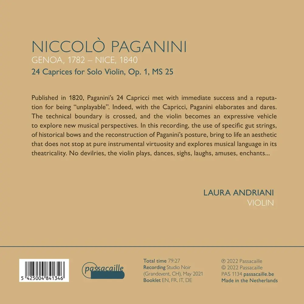 PAGANINI: 24 CAPRICES