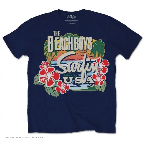 The Beach Boys – Surfin USA Tropical (Modrá) (Tričko)