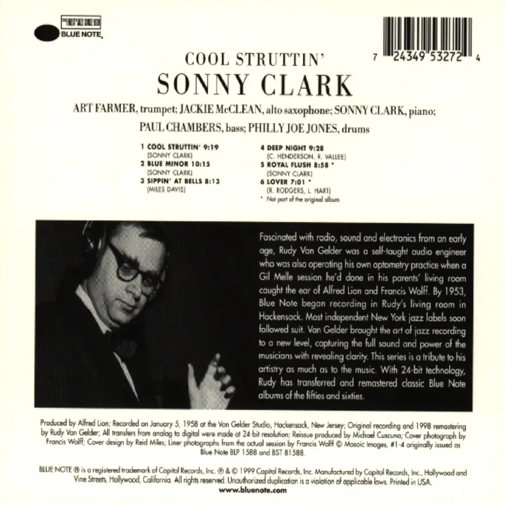 Sonny Clark – COOL STRUTTIN' (1999) (CD)