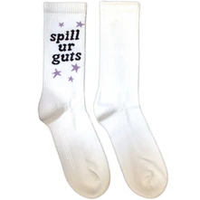 Olivia Rodrigo, Ponožky Spill Your Guts, Unisex, Biela
