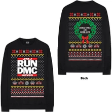 Run-DMC, Crewneck Holiday, Unisex, Čierna