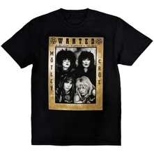 Motley Crue, Tričko Buffalo, Unisex, Čierna
