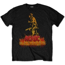 AC/DC, Tričko Bonfire, Unisex, Čierna