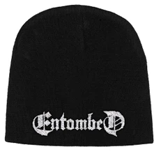 Entombed, Čapica Logo, Unisex, Čierna