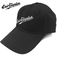 Eric Clapton, Šiltovka Script Logo, Unisex, Čierna