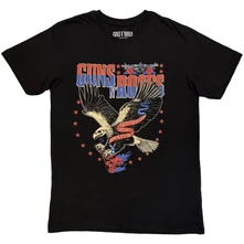 Guns N’ Roses, Tričko Eagle Skull, Unisex, Čierna
