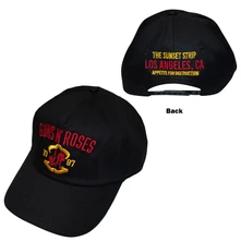 Guns N’ Roses, Šiltovka Sunset Strip '87, Unisex, Čierna