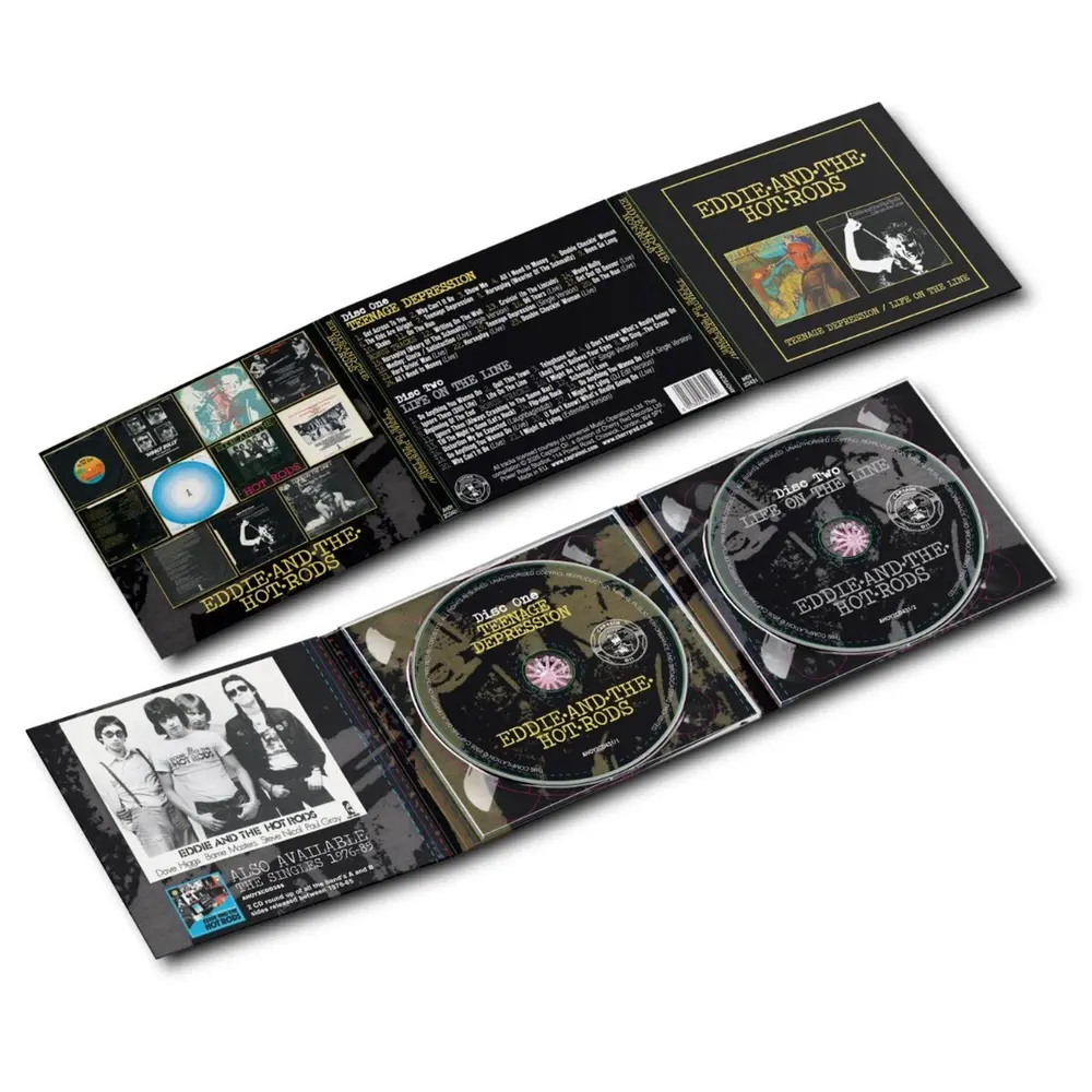 Eddie and the Hot Rods – TEENAGE DEPRESSION / LIFE ON THE LINE (CD)