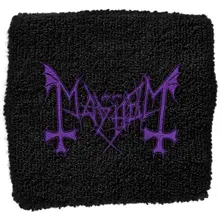 Embroidered Wristband: Purple Logo thumbnail