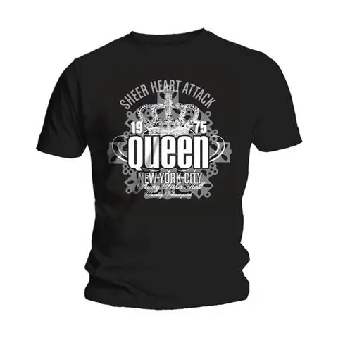 Queen – Tričko Sheer Heart Attack (Čierna), Unisex, Čierna