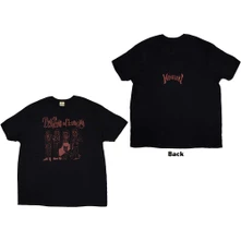 Maneskin, Tričko Teatro d'ira Doodles, Unisex, Čierna