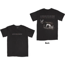 Joy Division, Tričko A Means To An End, Unisex, Čierna