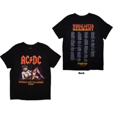 AC/DC, Tričko Whole Lotta Germany PWR-UP EU Tour '24, Unisex, Čierna