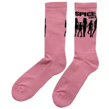Unisex Ankle Socks: Silhouette (Pink) (UK Size 7 - 11) thumbnail