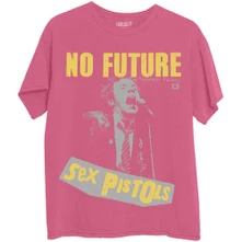 Sex Pistols, Tričko No Future, Unisex, Ružová