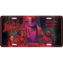 ŠPZ Number Plate: Scream Bloody Gore