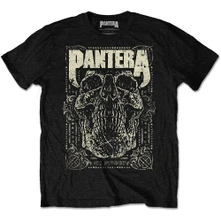 Pantera, Tričko 101 Proof Skull, Unisex, Čierna