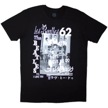 The Beatles, Tričko 1962, Unisex, Čierna