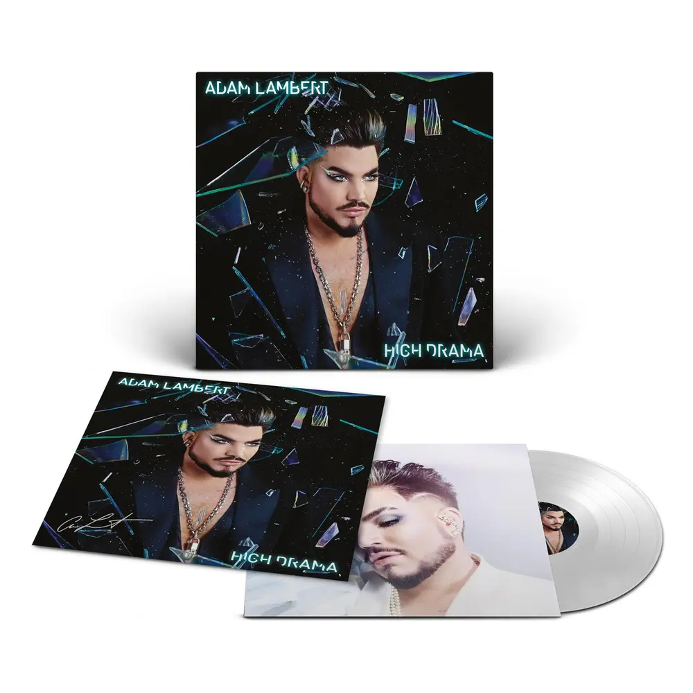 Adam Lambert – High Drama (Crystal Clear Vinyl with Signed Art Card) (Vinyl)