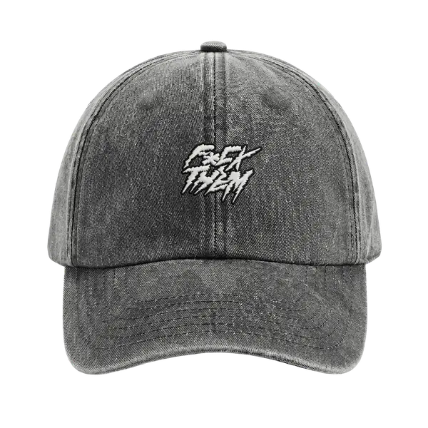 Washed Embroidery Logo Cap