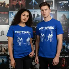 Unisex Unplugged T-Shirt: Sphynx (Blue) (Back Print) thumbnail