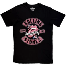 The Rolling Stones, Tričko Tour 1981 Tattoo You, Unisex, Čierna