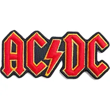 AC/DC – Cut Out 3D Logo (Nažehlovačka)