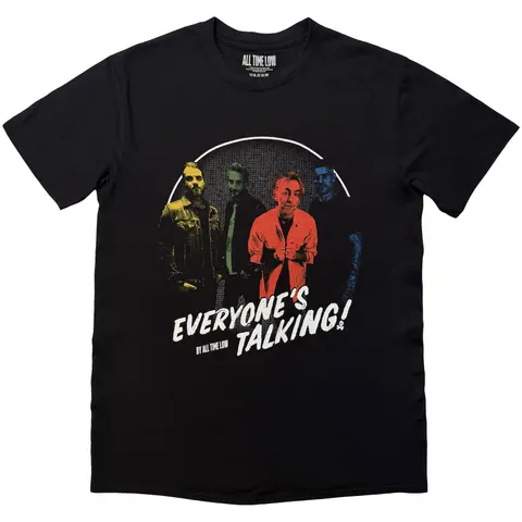 Unisex T-Shirt: Everyones Talking (Black)