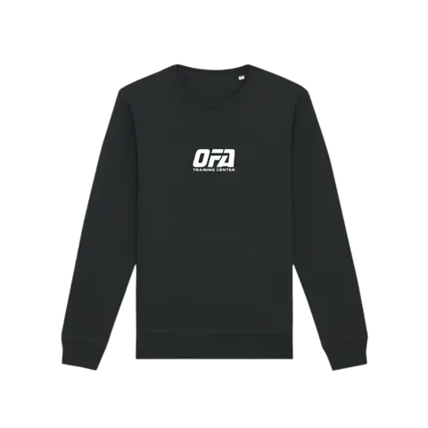 Crewneck OFA Training center, Unisex, Čierna