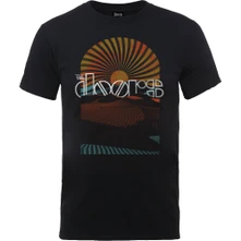 The Doors, Tričko Daybreak, Unisex, Čierna