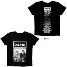 Kids T-Shirt: Wonderwall Live '25 World (Black) (Back Print & Ex-Tour) thumbnail