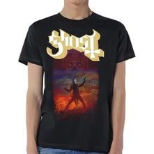 Ghost, Tričko EU Admat, Unisex, Čierna