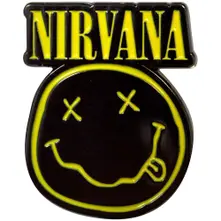Odznak Logo & Happy Face Cut-Out