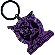 Black Sabbath, Kľúčenka Purple Text Logo & Daemon