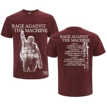 Rage Against the Machine, Tričko BOLA Album Cover, Unisex, Červená