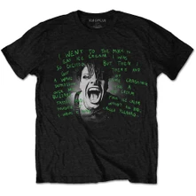 Yungblud, Tričko Lyric Photo, Unisex, Čierna