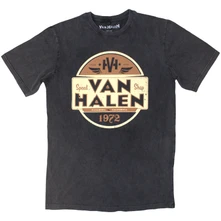 Van Halen, Tričko Speed Shop, Unisex, Šedá