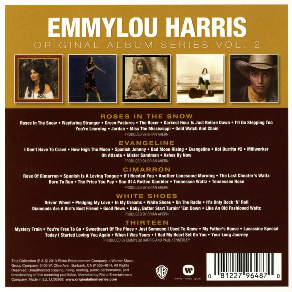Emmylou Harris – ORIGINAL ALBUM SERIES VOL.2 (CD)