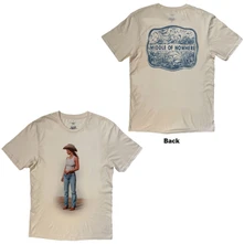 Tričko Unisex T-Shirt: Middle Of Nowhere (Natural) (Back Print)