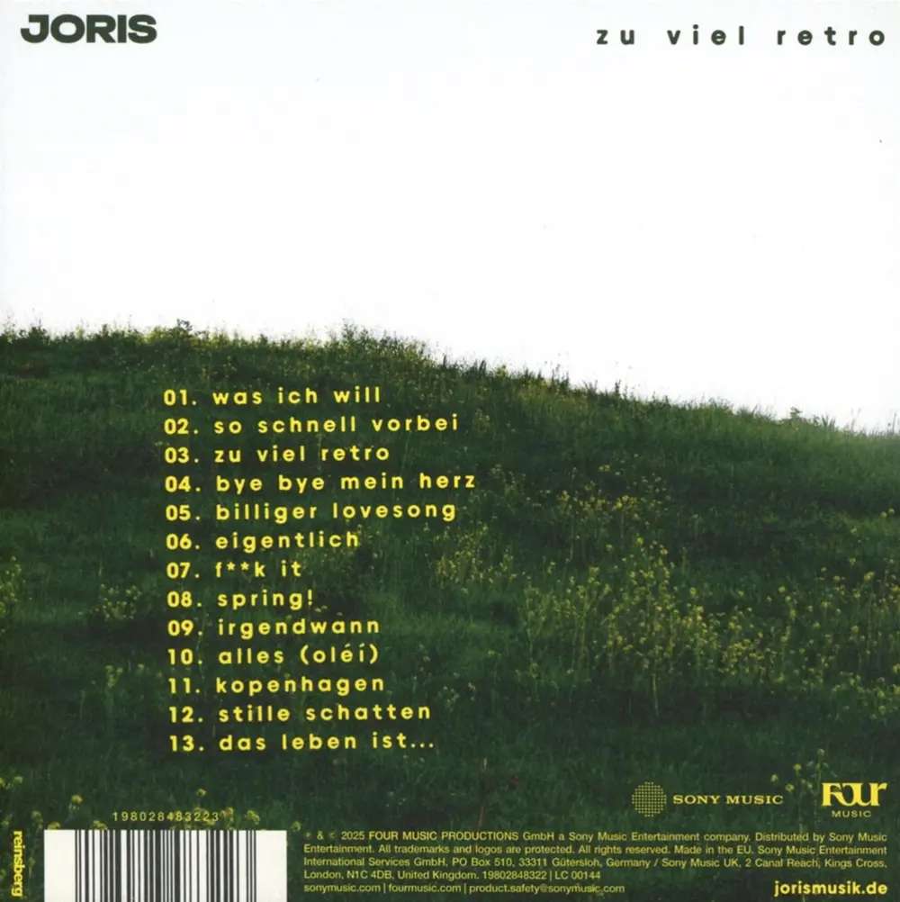 Joris – Zu Viel Retro (CD)