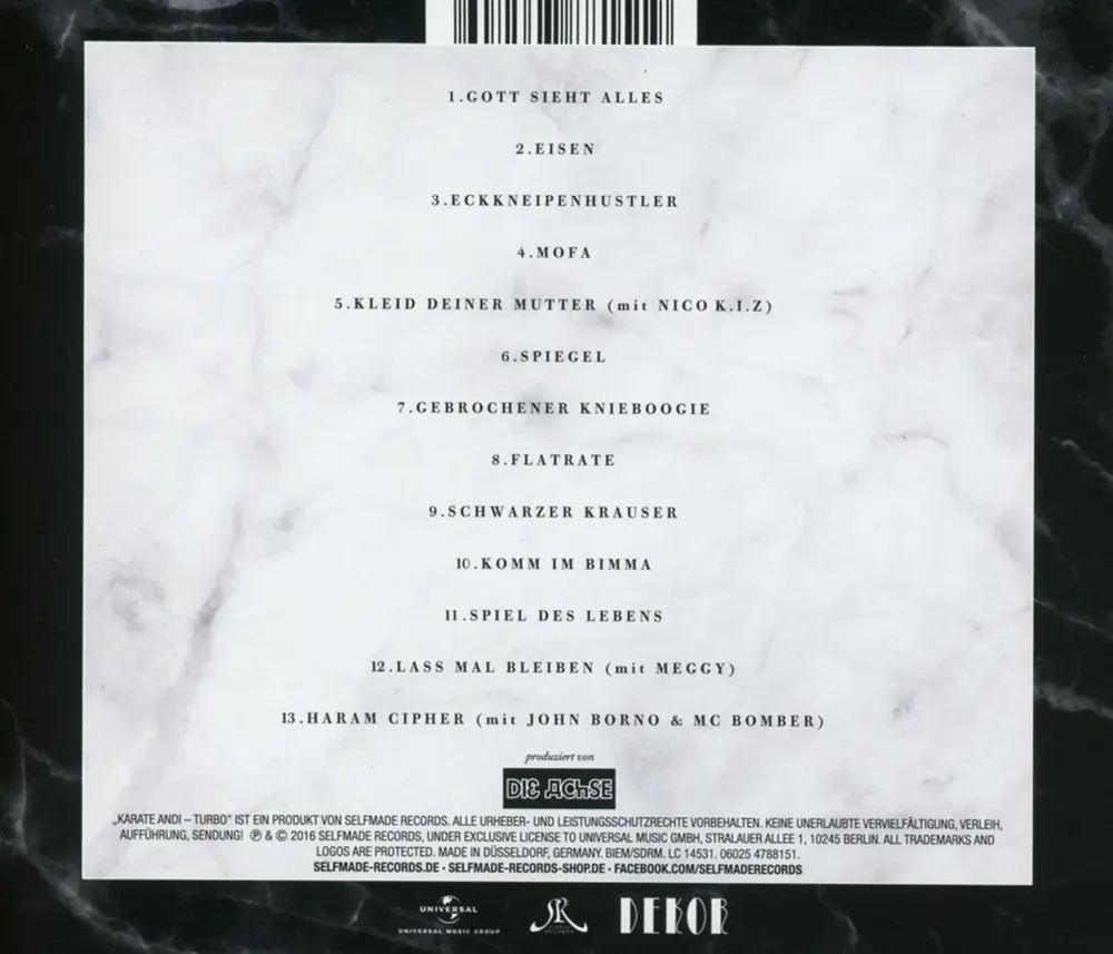 Karate Andi – Turbo (CD)