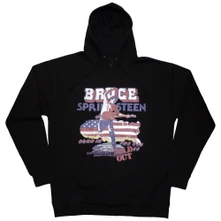 Bruce Springsteen, Mikina Born In The USA '85, Unisex, Čierna