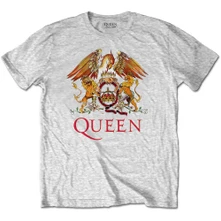 Queen, Tričko Classic Crest, Dieťa, Šedá