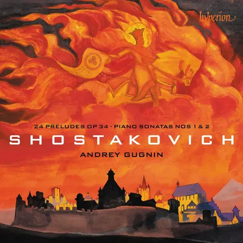 SHOSTAKOVICH: 24 PRELUDES OP 34 & PIANO SONATAS NOS 1 & 2